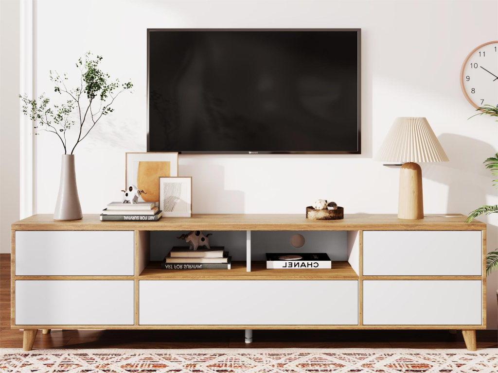 White TV Stand