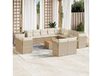 Beige Woven Resin Wicker Outdoor Furniture Set - dlz1766588003322