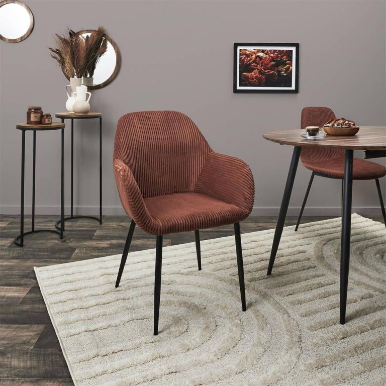 Red Velvet Accent Chair