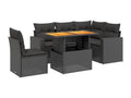 Black Woven Resin Wicker Outdoor Furniture Set - dlz1766587720414
