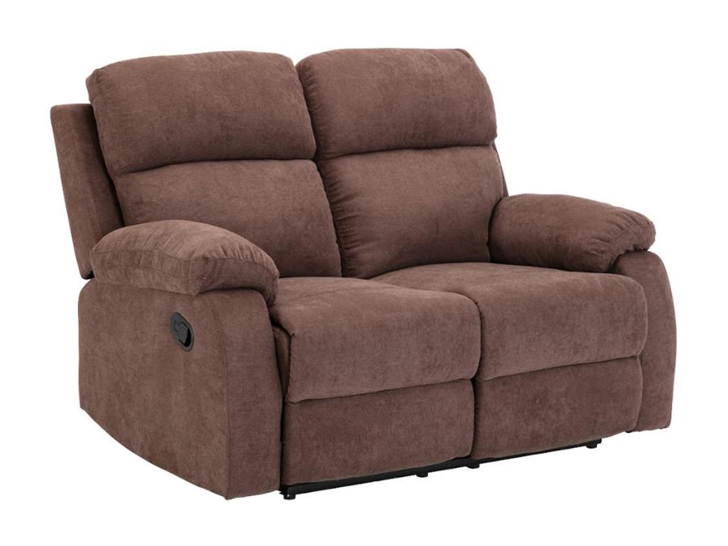 Brown Fabric Sofa