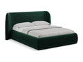 Green Velvet Bed, 180 x 200 cm