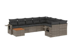 Gray Woven Resin Wicker Outdoor Furniture Set - dlz1766587732613