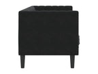 Black Velvet Sofa