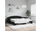 Black Velvet Bed, 100 x 200 cm