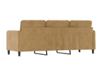 Brown Velvet Sofa