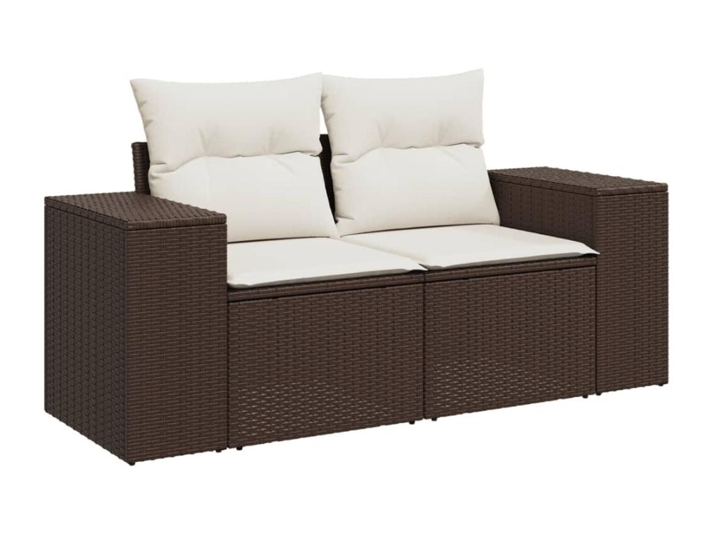 Brown Woven Resin Wicker Outdoor Furniture Set - dlz1766587778448