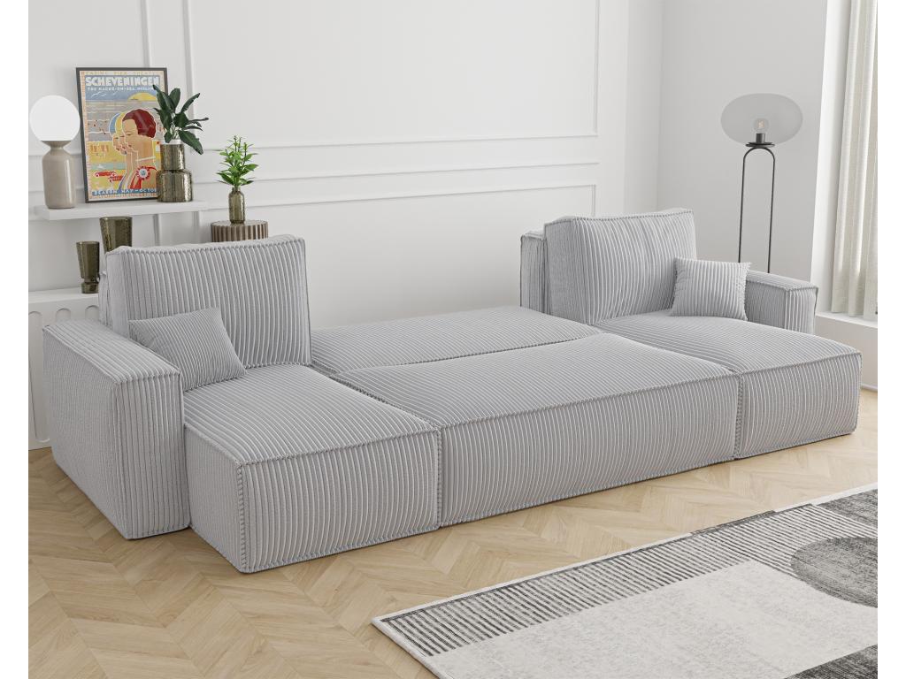 Gray Velvet Sofa Bed