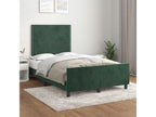 Green Velvet Bed Frame, 120 x 200 cm