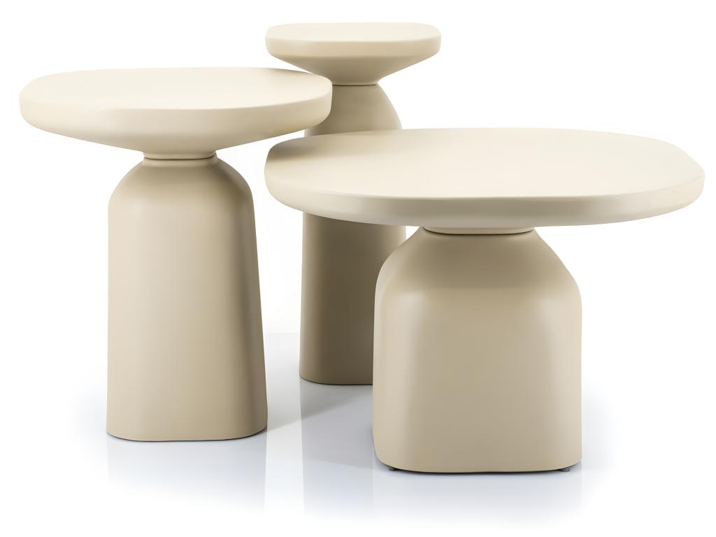 Beige Side Table