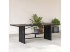 Black Glass Table