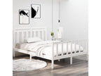 White Solid Wood Mattress, 140 x 190 cm