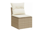Beige Woven Resin Wicker Outdoor Furniture Set - dlz1766587855663