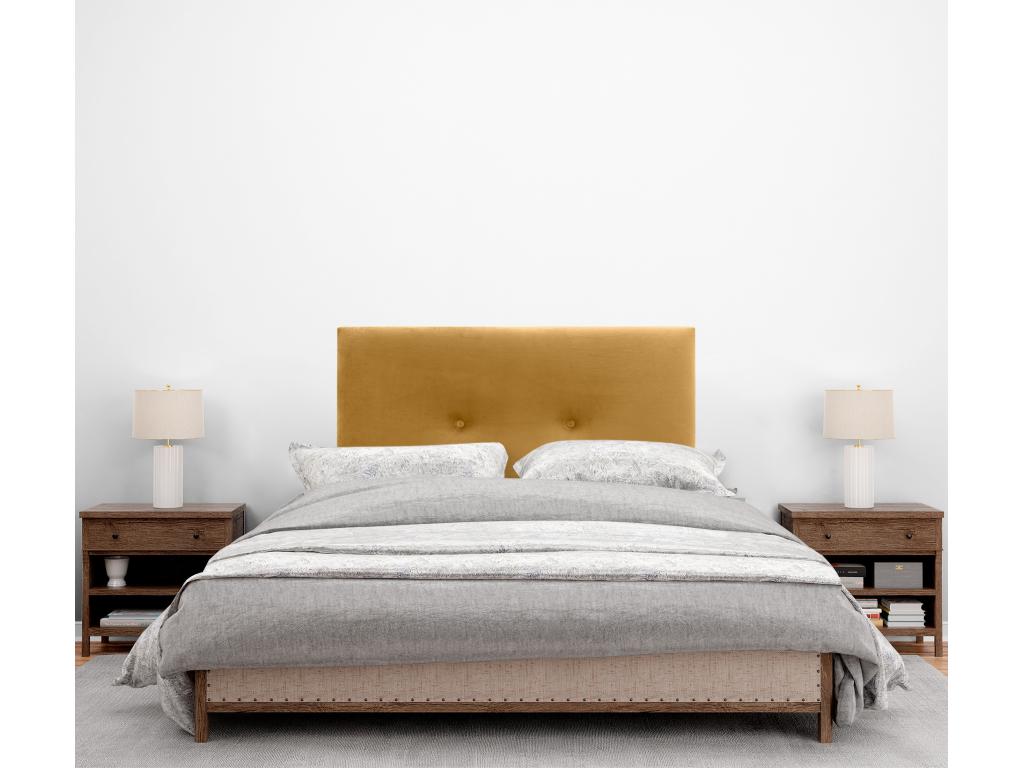 Yellow Velvet Bed, 80 x 105 cm