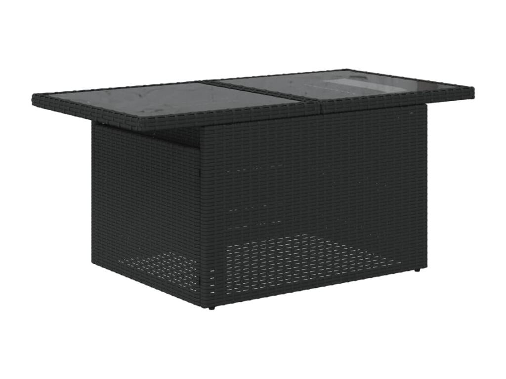 Black Woven Resin Wicker Outdoor Furniture Set - dlz1766587579543