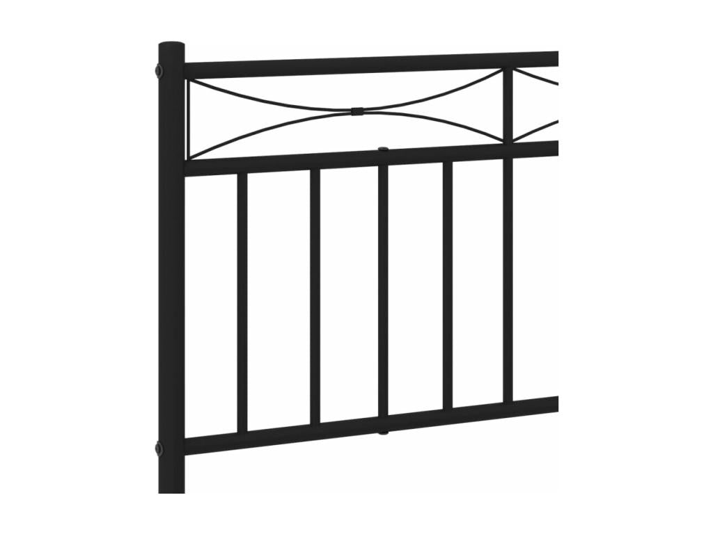 Black Metal Mattress, 90 x 200 cm