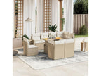 Beige Woven Resin Wicker Outdoor Furniture Set - dlz1766587895605