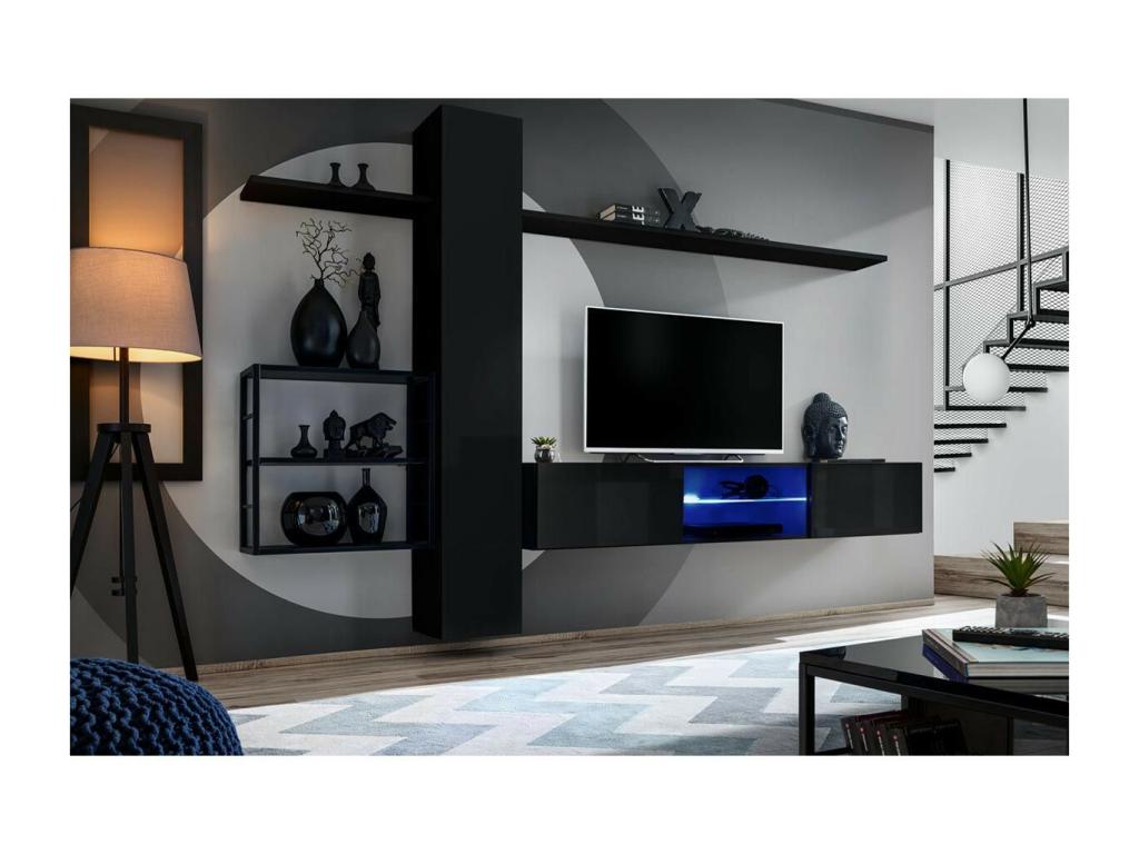 Black TV Stand
