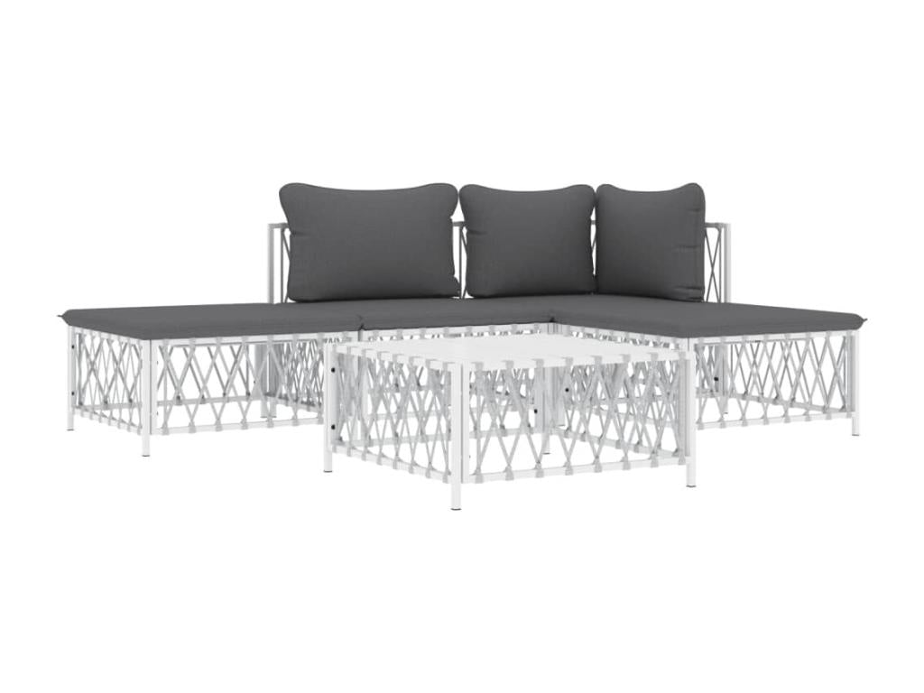 White Outdoor Furniture Set - dlz1766587962658