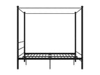 Black Metal Bed Frame, 160 x 200 cm