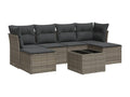 Gray Woven Resin Wicker Outdoor Furniture Set - dlz1766587801863