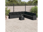 Black Woven Resin Wicker Outdoor Furniture Set - dlz1766587981469