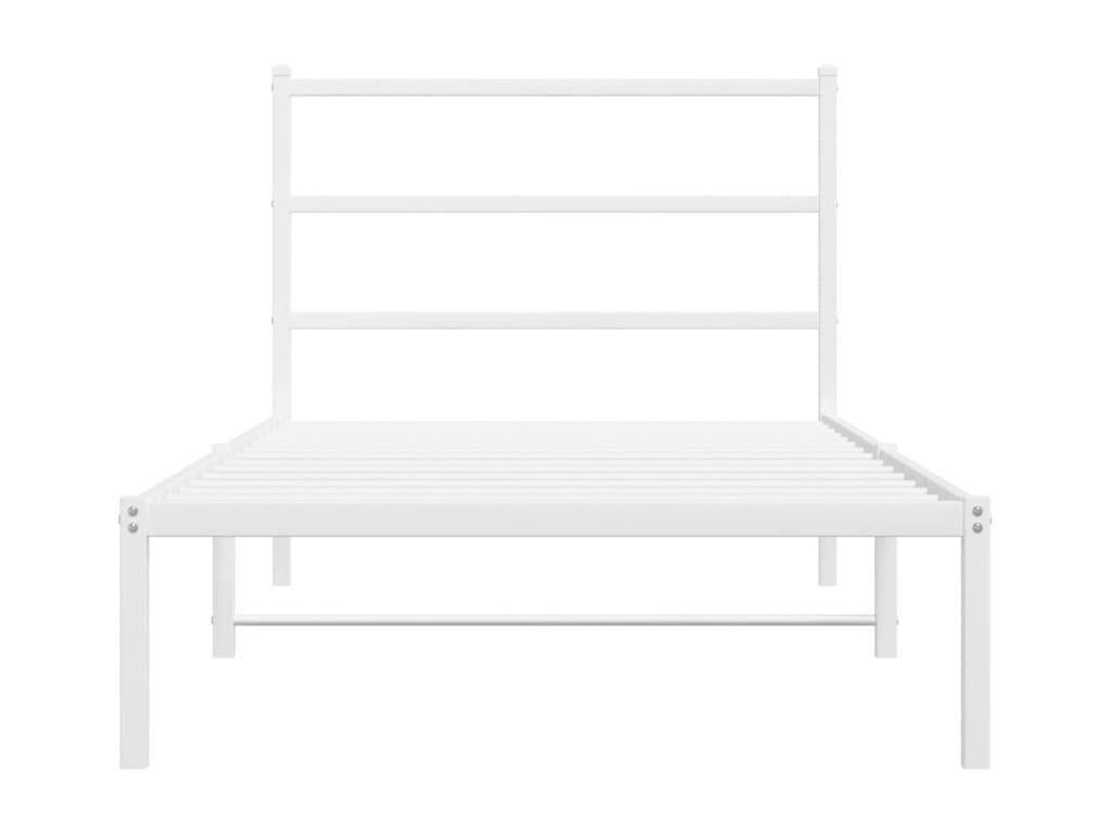 White Metal Mattress, 100 x 190 cm