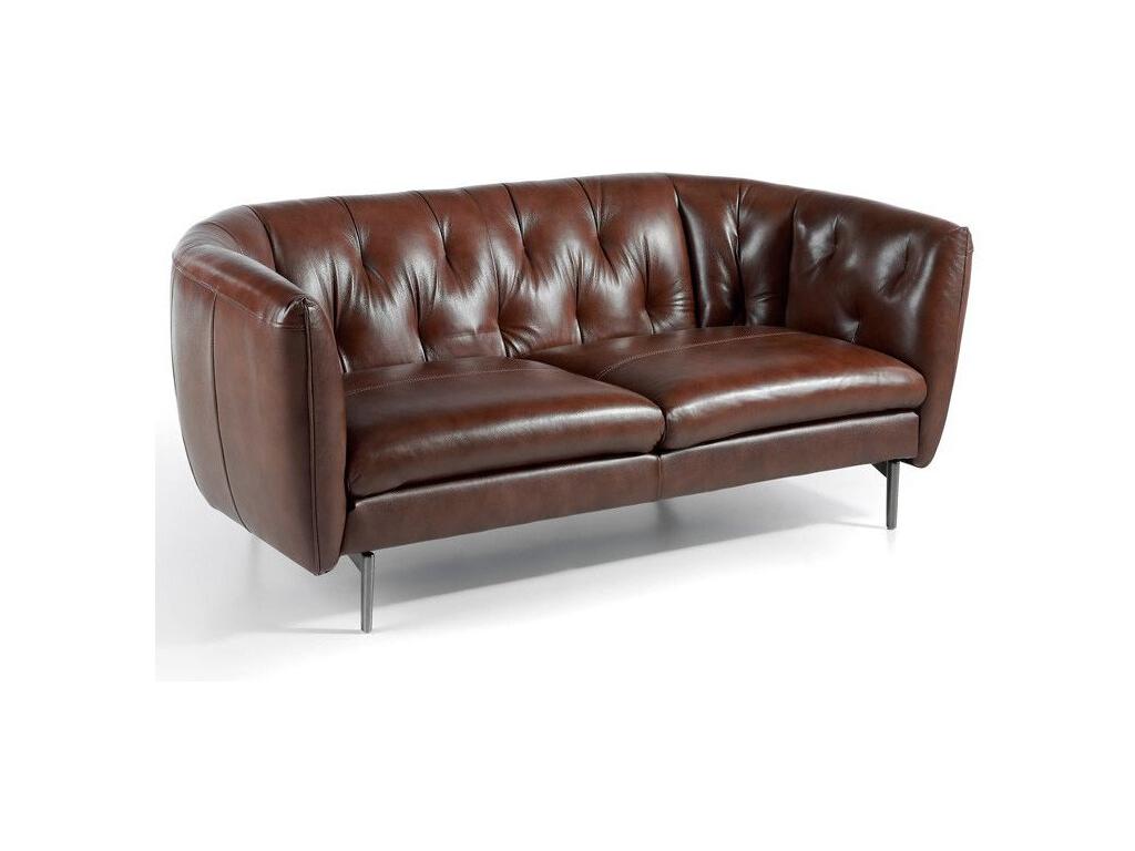 Brown Leather Sofa