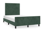 Green Velvet Bed Frame, 120 x 200 cm