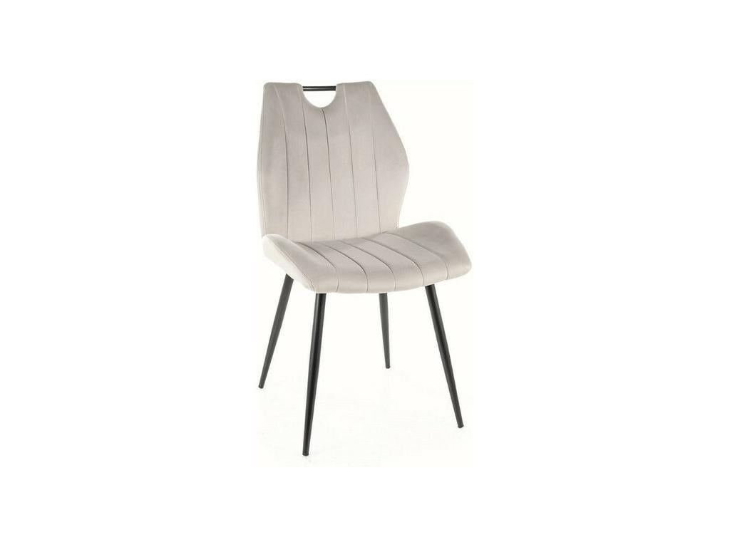 Gray Velvet Chair