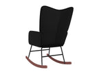 Black Velvet Chair