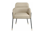 Beige Leather Chair