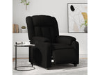 Black Faux Leather Accent Chair