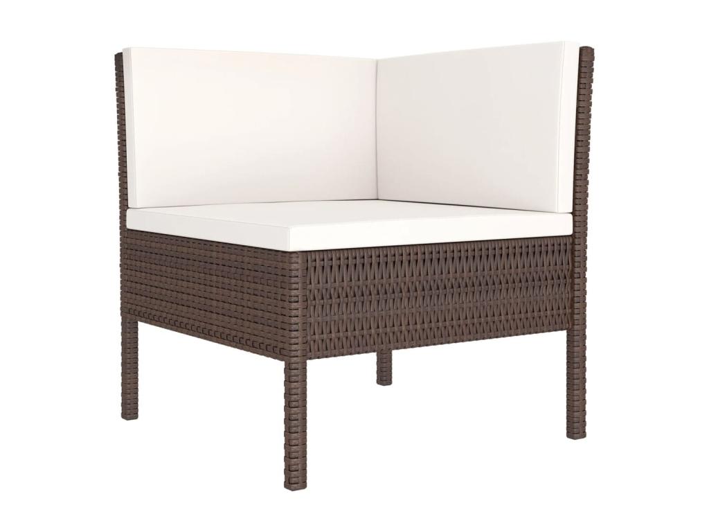 Brown Woven Resin Wicker Outdoor Furniture Set - dlz1766587665916
