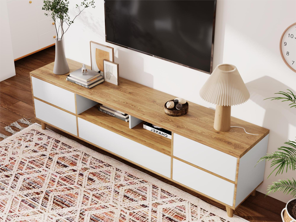 White TV Stand