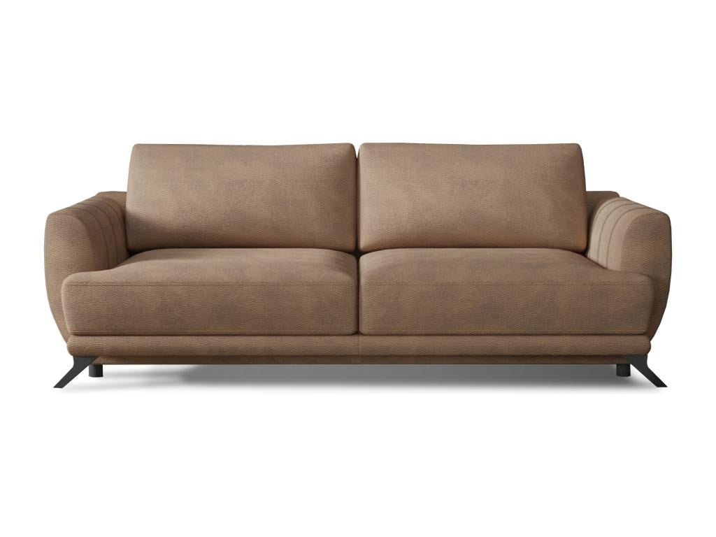 Brown Fabric Sofa Bed