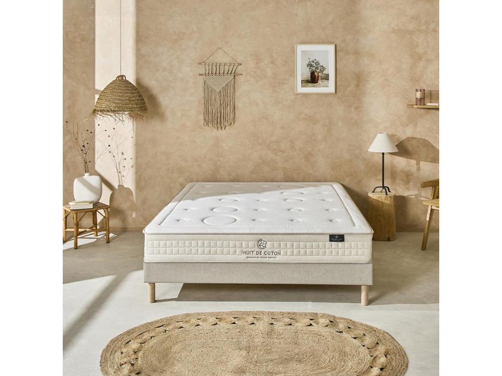 Beige Mattress, 140 x 190 cm