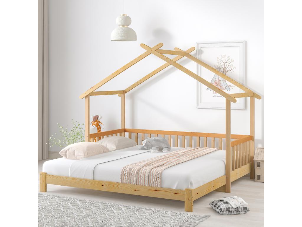 Brown Bed, 200 x 90 cm