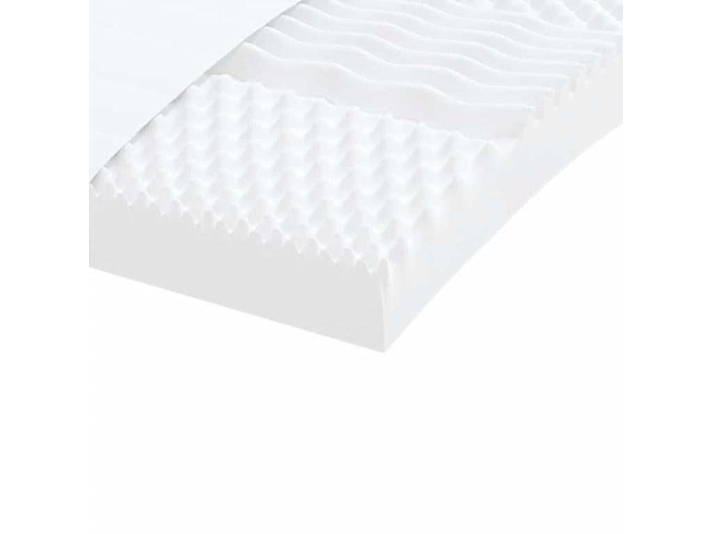 Gray Fabric Bed, 100 x 200 cm