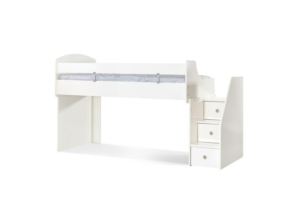 White Bed, 90 x 190 x 200 cm