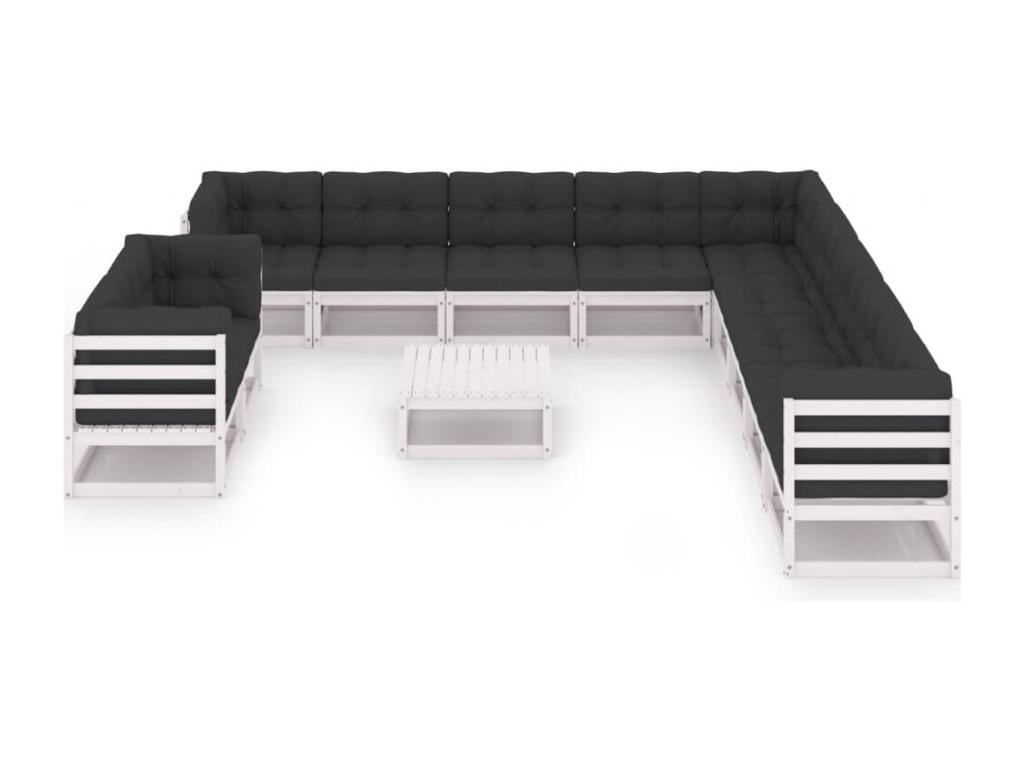 White Pine Wood Outdoor Furniture Set - dlz1766587830432