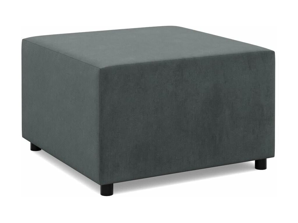 Anthracite Ottoman, 70 x 70 cm