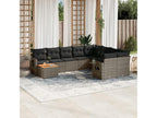 Gray Woven Resin Wicker Outdoor Furniture Set - dlz1766587732613