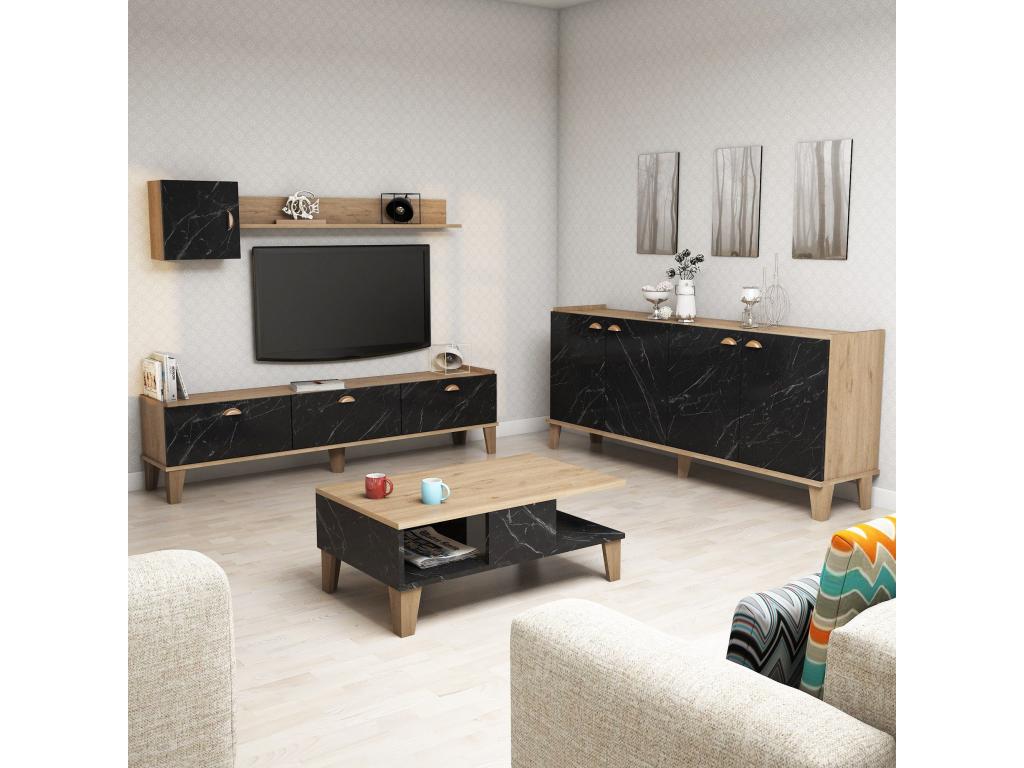Beige Oak Wood Home Furniture