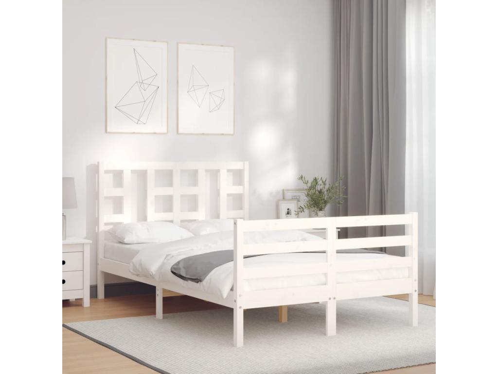 White Solid Wood Mattress, 120 x 200 cm