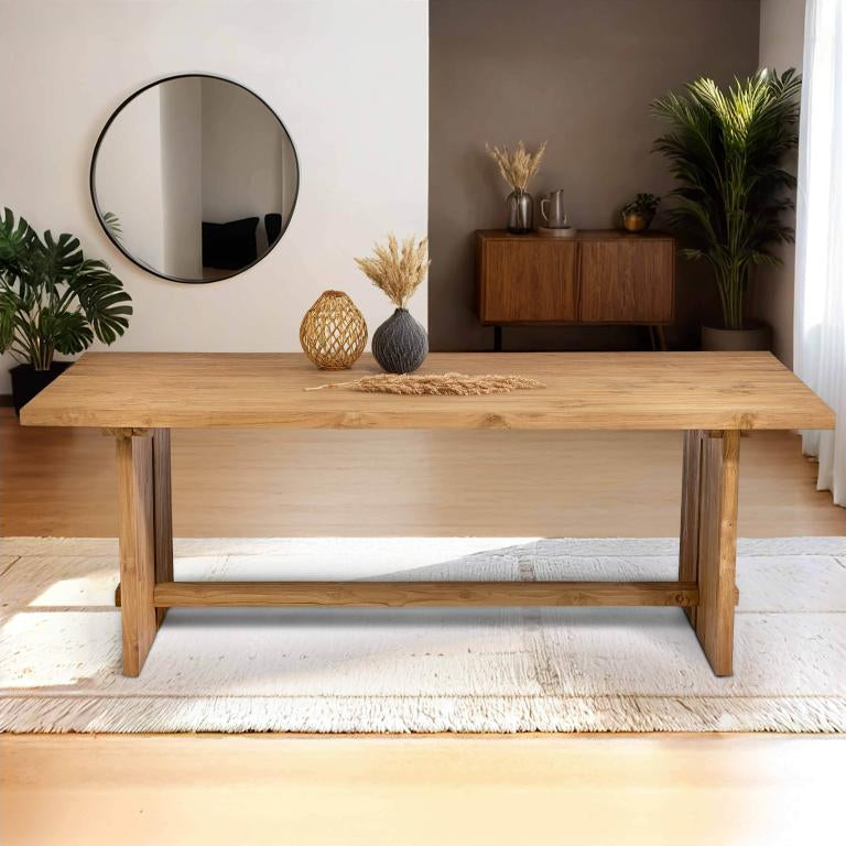 Brown Table, 240 x 100 cm