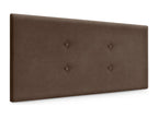 Brown Fabric Bed, 90 x 50 cm