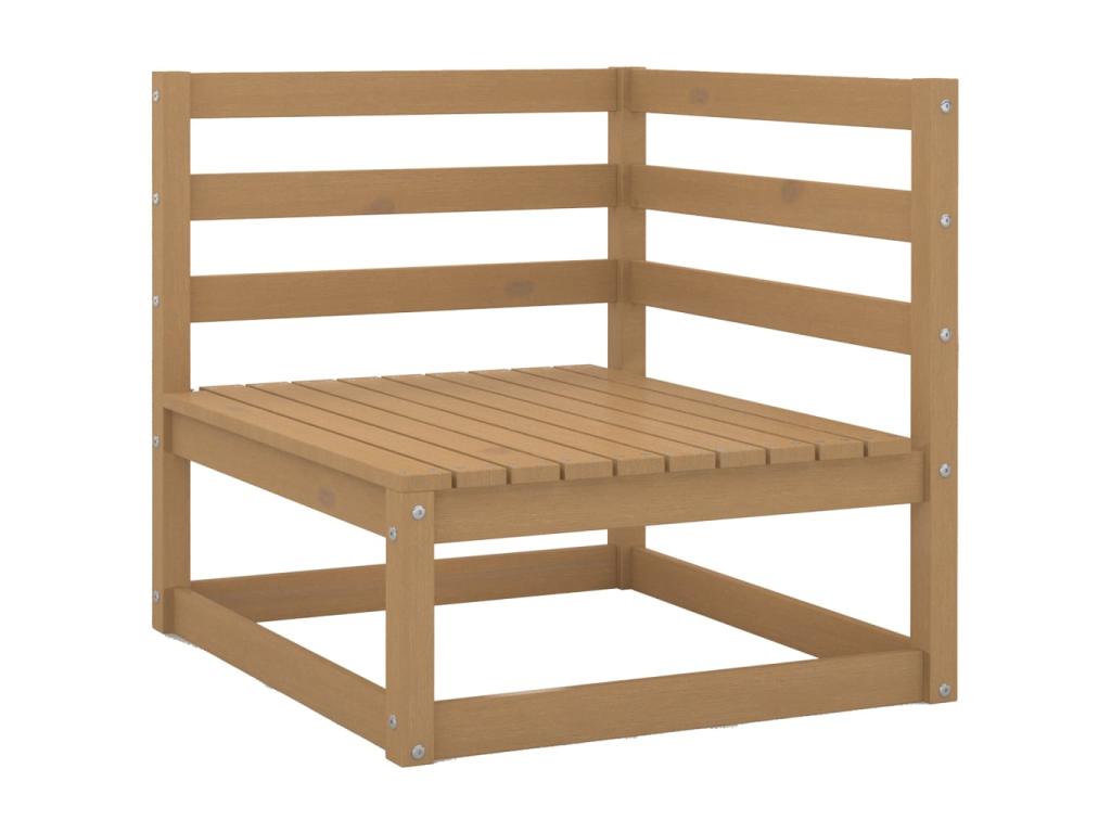 Natural Pine Wood Outdoor Furniture Set
