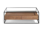 Brown Metal Coffee Table