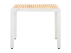 White Woven Resin Wicker Outdoor Furniture Set